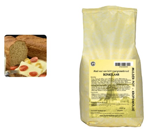 Bonkelaar broodmix 2 kg.