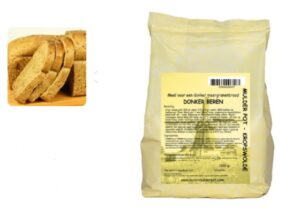 Donker beren broodmix 1 kg.