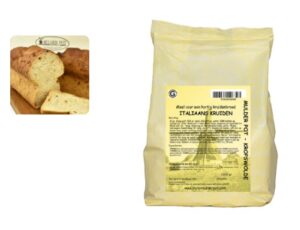 Italiaanse kruiden broodmix 1 kg.