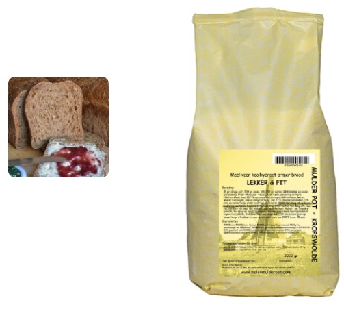 Lekker&Fit broodmix 2 kg.