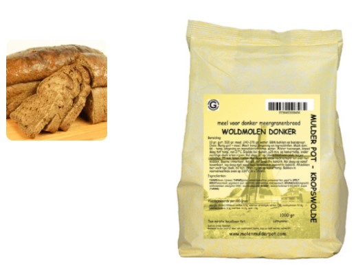 Woldmolen donker 1 kg.