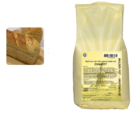 Zonnepit broodmix 2 kg.