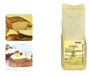 Bananensmaak cake mix 400 gr.