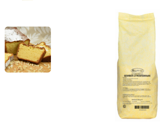 Gember-Citroencake mix 400 gr.