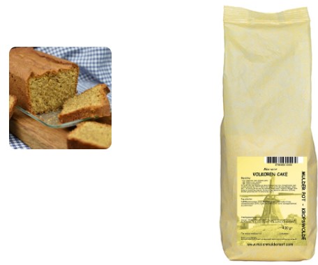Volkoren cake mix 400 gr.
