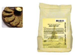 Krentestoet broodmix 1 kg.