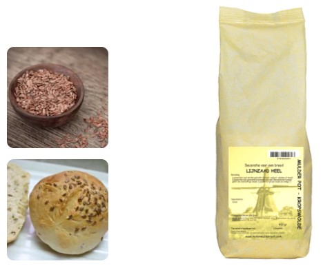 Lijnzaad heel 400 gr.