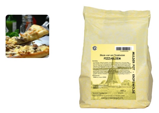 Pizzabodem meel 1000 gr.