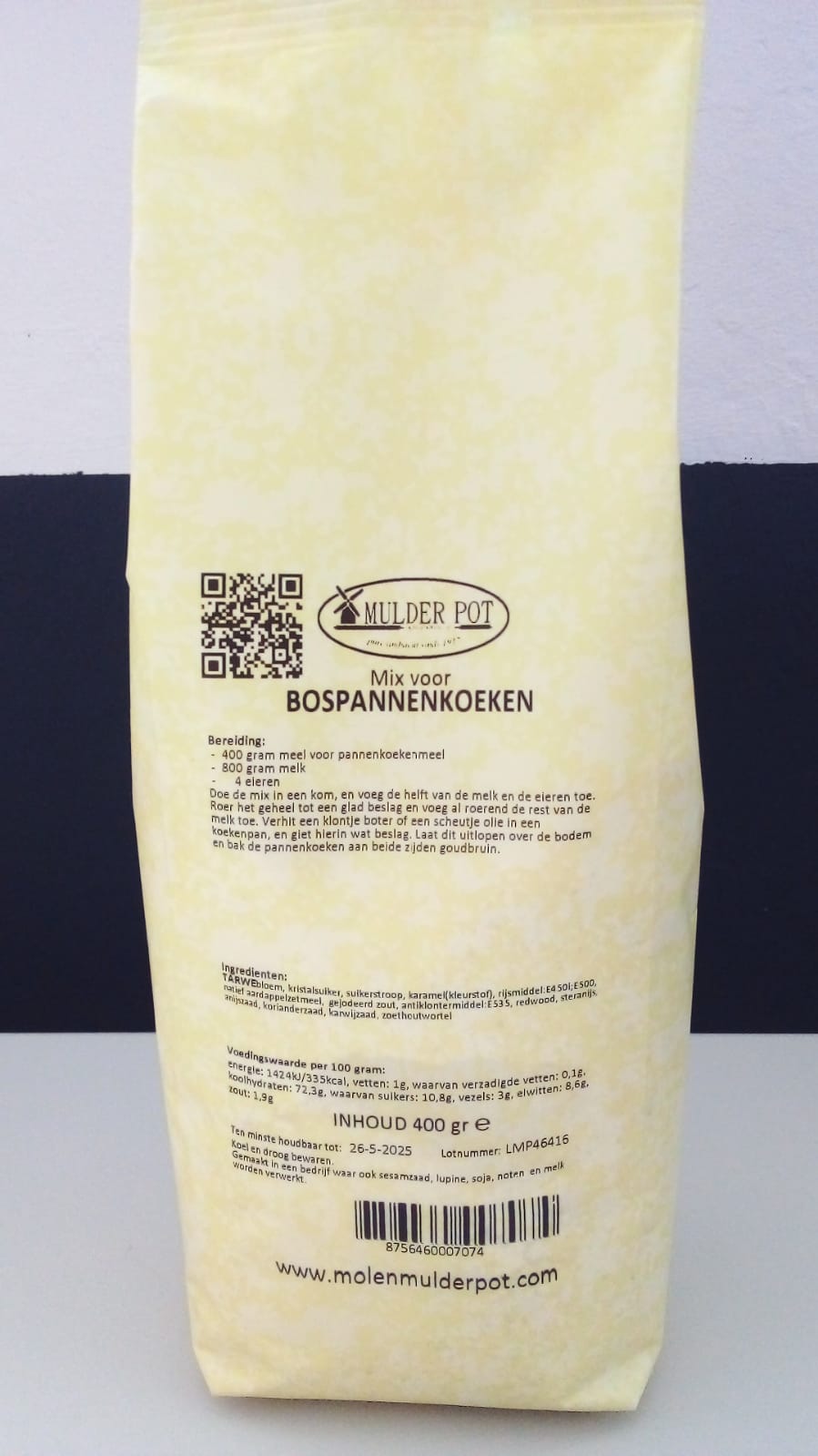 Pannenkoekenmeel bos 400 gr.