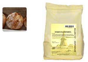 Roggevolkorenmeel 1 kg.