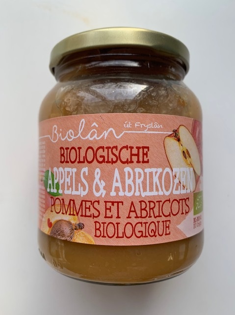 Biolân Appelmoes/abrikozen 6x370ml.