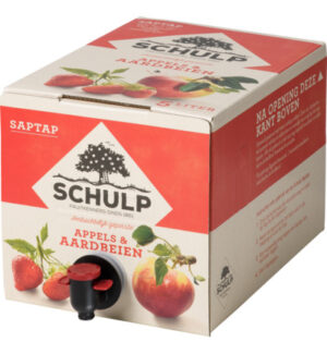 Schulp Sap Tap appel-aardbei 5 ltr.