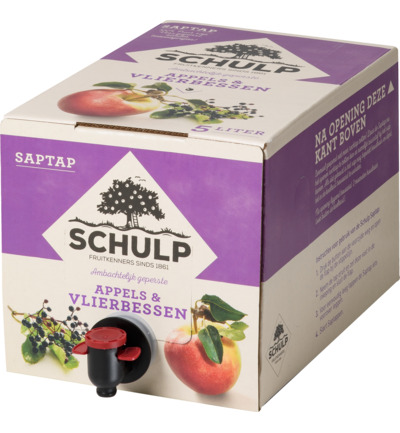 Schulp Sap Tap appel-vlierbes 5 ltr.