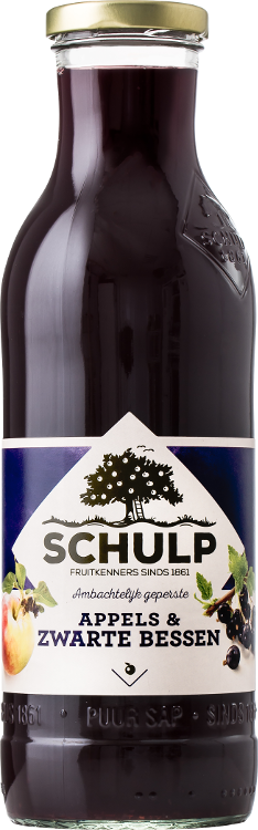 Schulp appel/zwarte bessen 6x0,75 ltr.