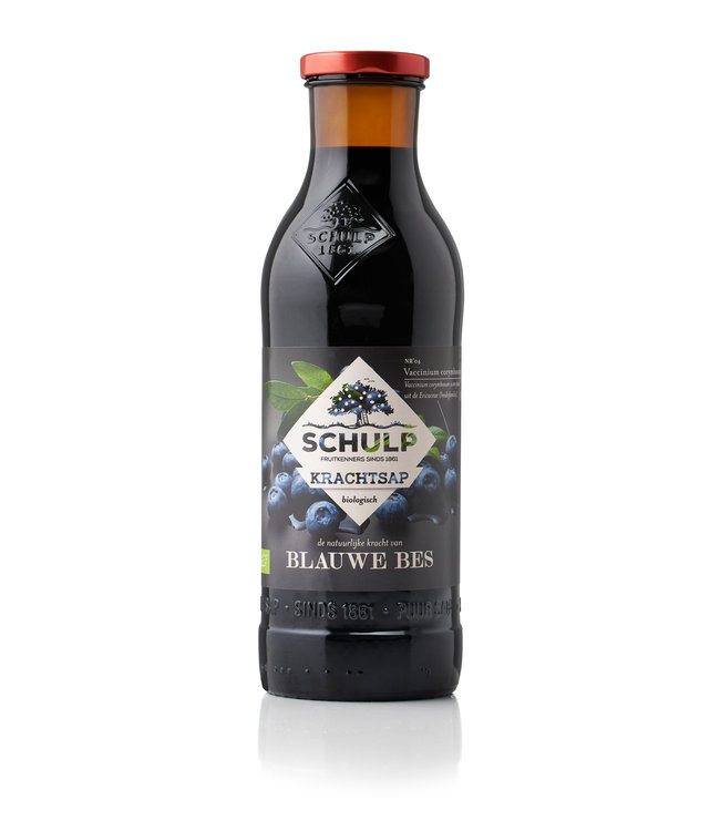 Schulp Krachtsap BIO blauwe bes 6x0,75 l