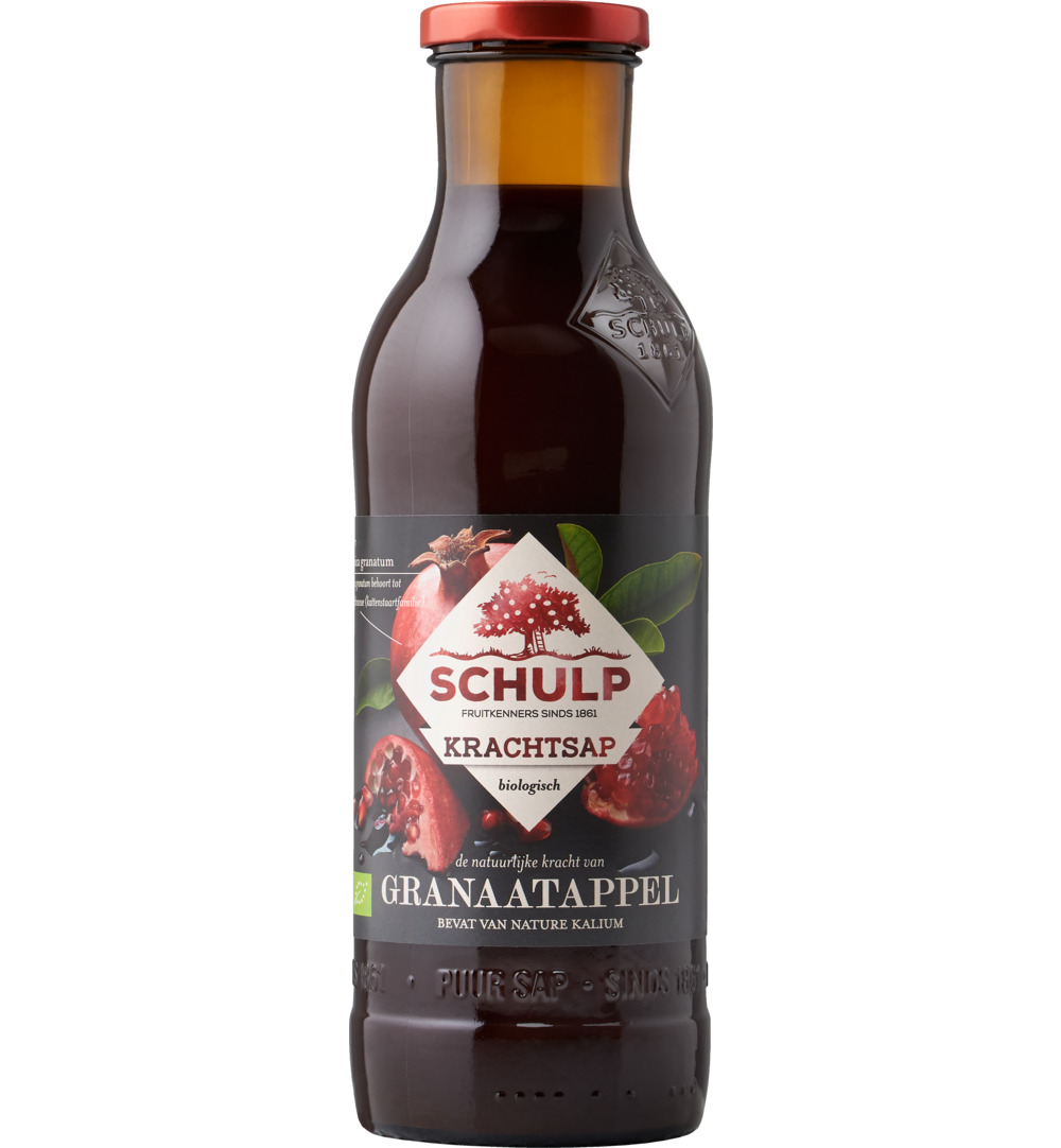 Schulp Krachtsap BIO granaatappel 6x0,75