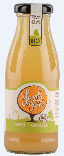 LandsBeste Bio Appel-Gember 12x0,25 ltr.