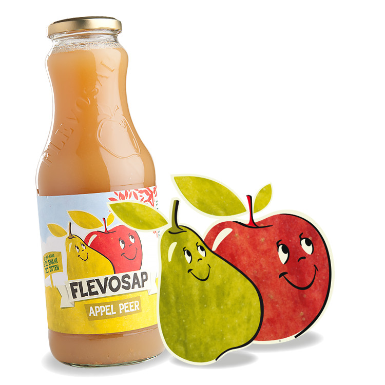 Flevosap appel-peer 6x1 ltr.