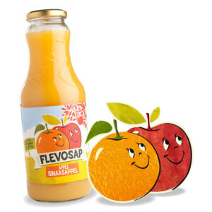 Flevosap appel-sinaas 6x1 ltr.