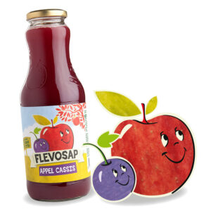 Flevosap appel-cassis 6x1 ltr.