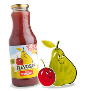 Flevosap peer-cranberry 6x1 ltr.