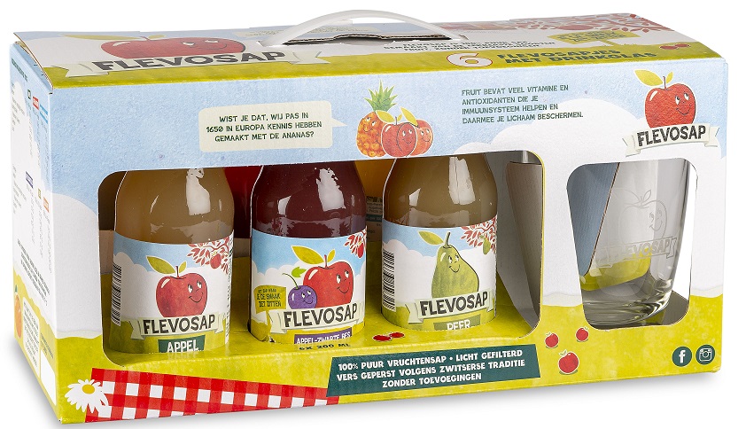 Flevosap appel 6x0.33 ltr PET