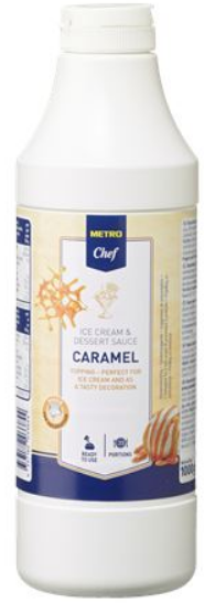 Dessertsaus Caramel 1 kg.