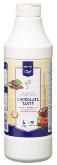 Dessertsaus Chocolade 1 kg.