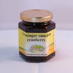 Groningerland jam cranberry 190 ml.