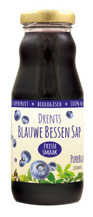Blauwe Bessensap BIO fris 8x200ml.