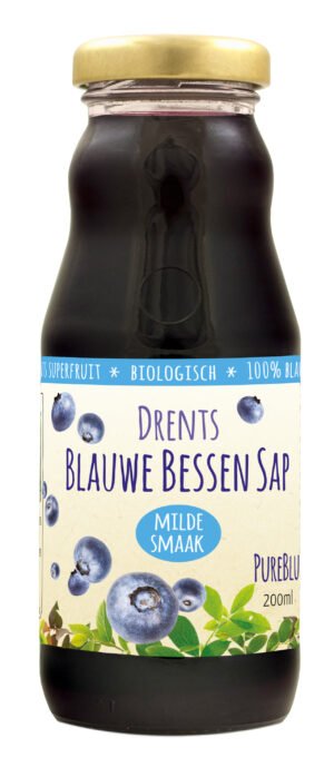 Blauwe Bessensap BIO mild 8x200ml.