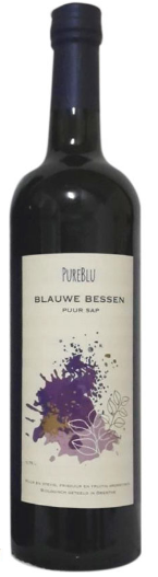 Blauwe Bessensap BIO puur 6x750ml.