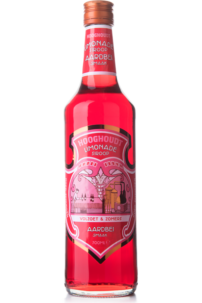 Hooghoudt siroop aardbei 0,70 ltr.