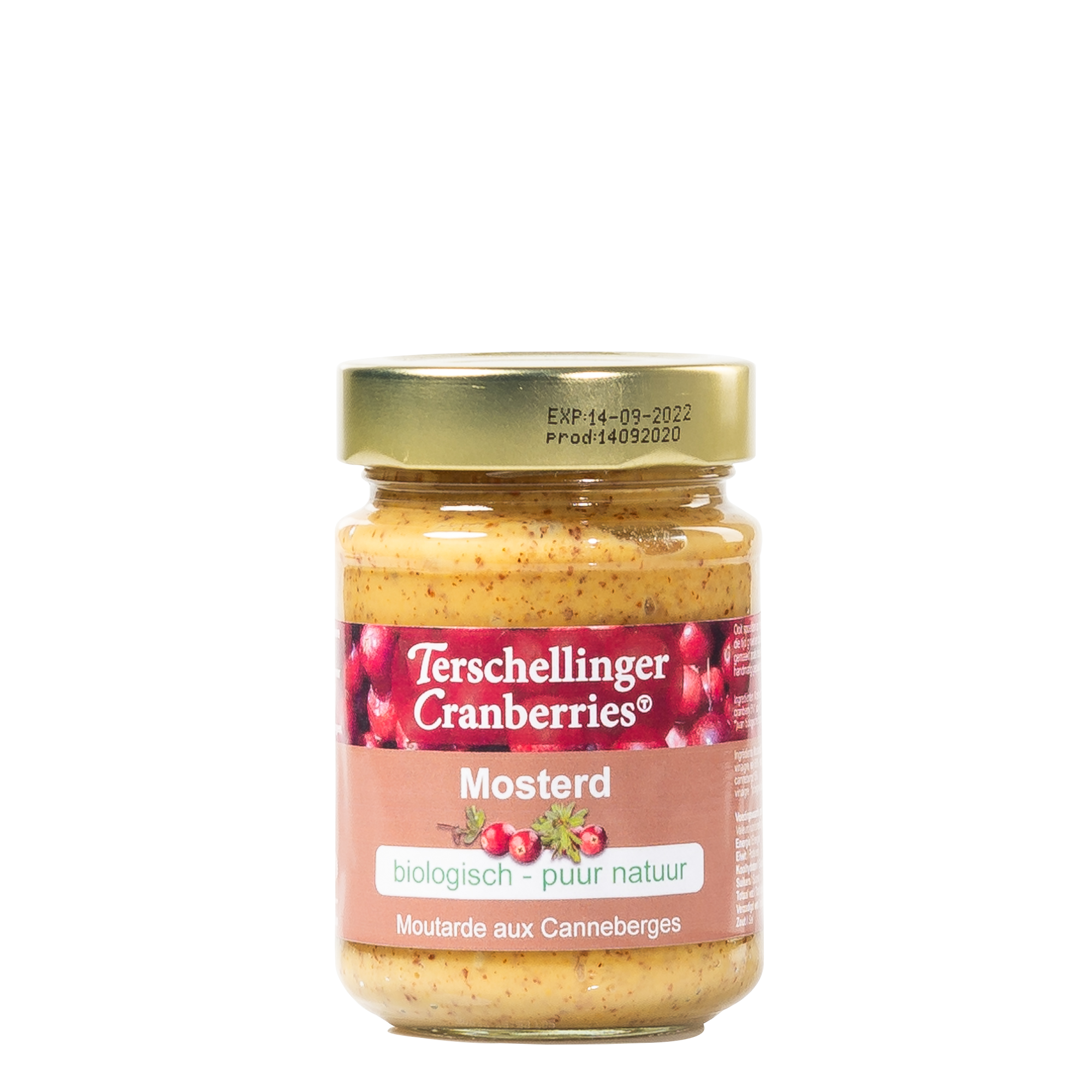 Tersch. Cranberry Mosterd BIO 200 gr.