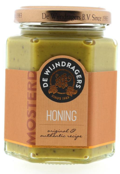Mosterd Wijndragers Honing 195 gr.