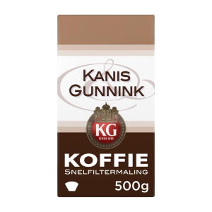 Koffie Kanis&Gunning snelf. 6x500gr.
