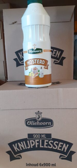 Oliehoorn Mosterd 6x900 ml.