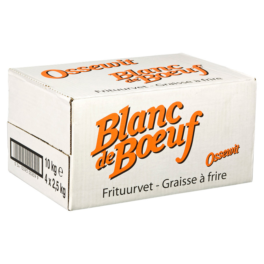 Ossewit frituurvet 4x2,5 kg.