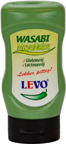 Levo Wasabi Mayonaise knijpfles 300 ml.
