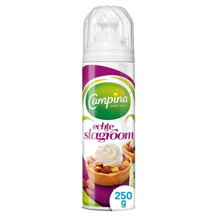 Spuitslagroom Campina 250 gr.