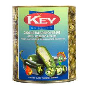 Jalapeno pepers Key gesneden blik 3 ltr.