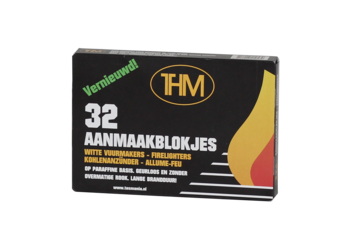 Aanmaakblokjes wit pakje 32 st.