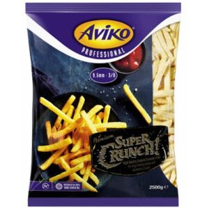 Patat supercrunch 9,5 mm Aviko 4x2,5 kg.