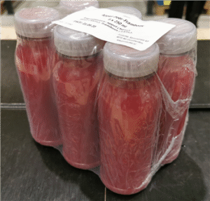 Smoothie appel/peer/rode bes 6x250ml.