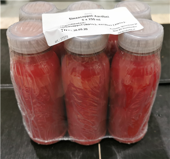 Smoothie sin.appel/aardbei 6x250ml.
