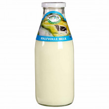 Ommelanden BIO melk halfvol fles 1 ltr.
