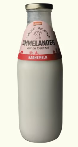 Ommelanden BIO karnemelk fles 1 ltr.