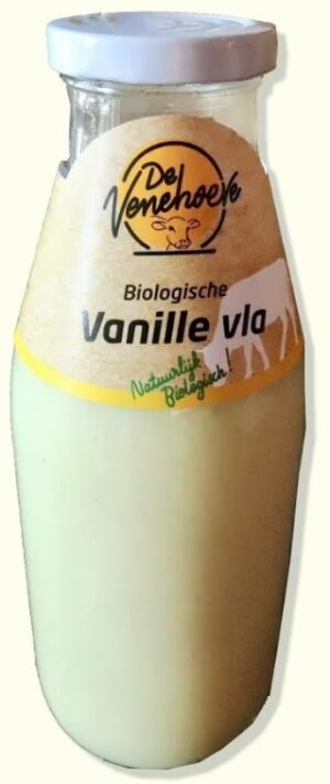 Venehoeve BIO vla vanille pot 1 ltr.