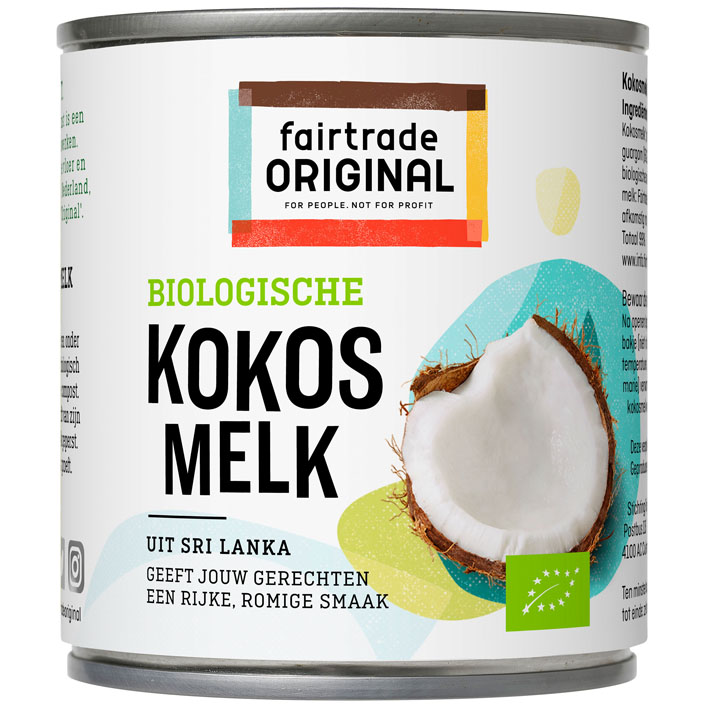 FairTrade Kokosmelk BIO 270 ml.