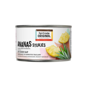 FairTrade Ananas stukjes op sap 227 gr.